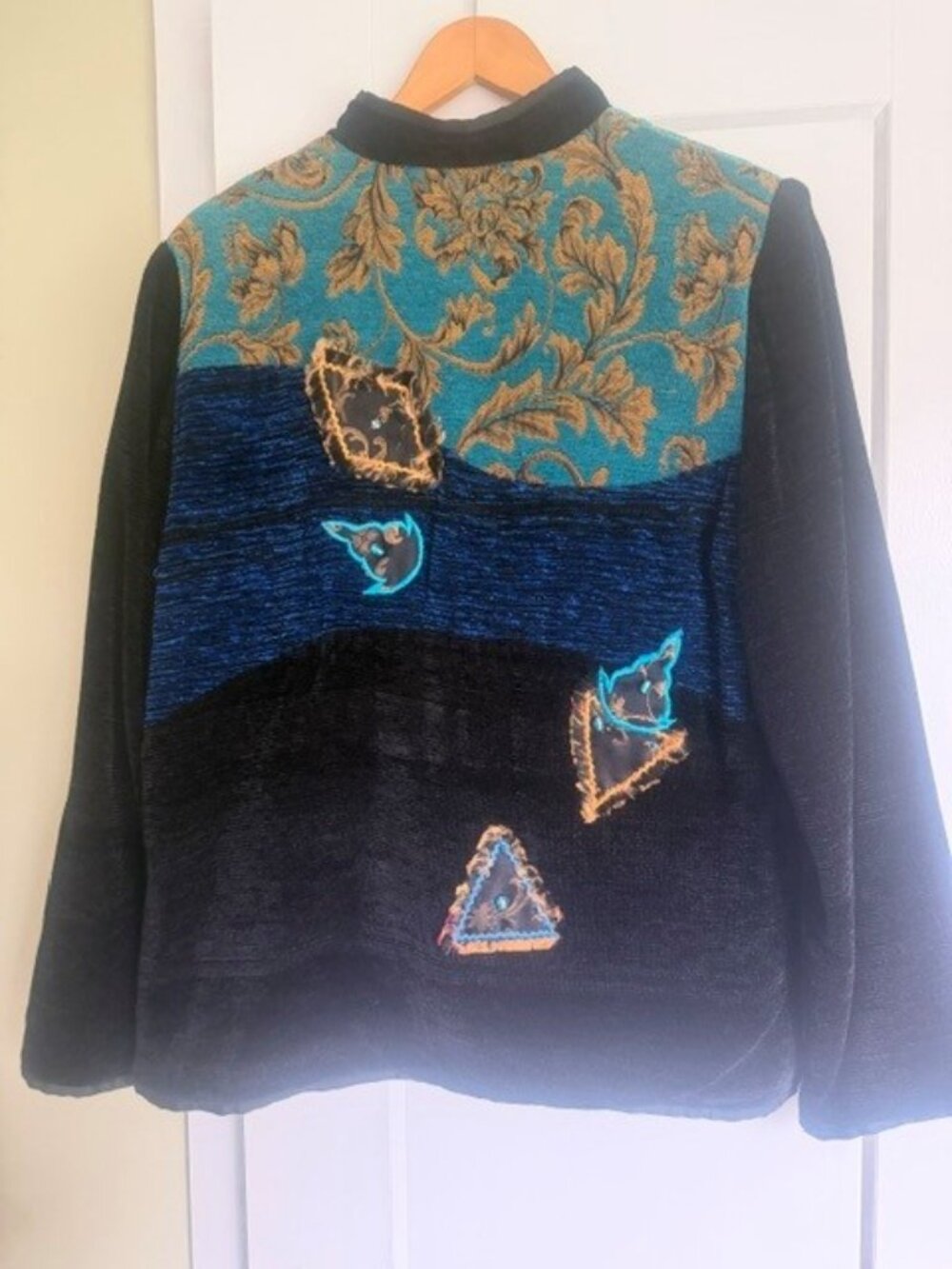 Allure Embroidered Patchwork Jacket - Large - Picture 5 of 6